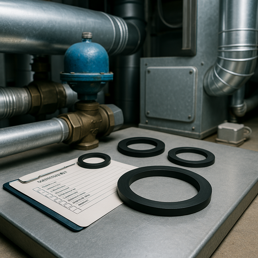 rubber gaskets and checklist on a havoc system.